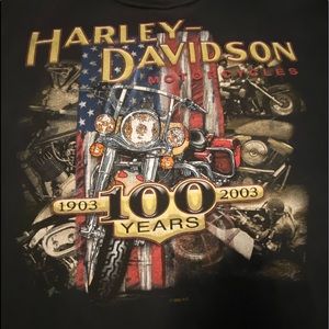 Men’s Harley Davidson 100th year Anniversary tee shirt